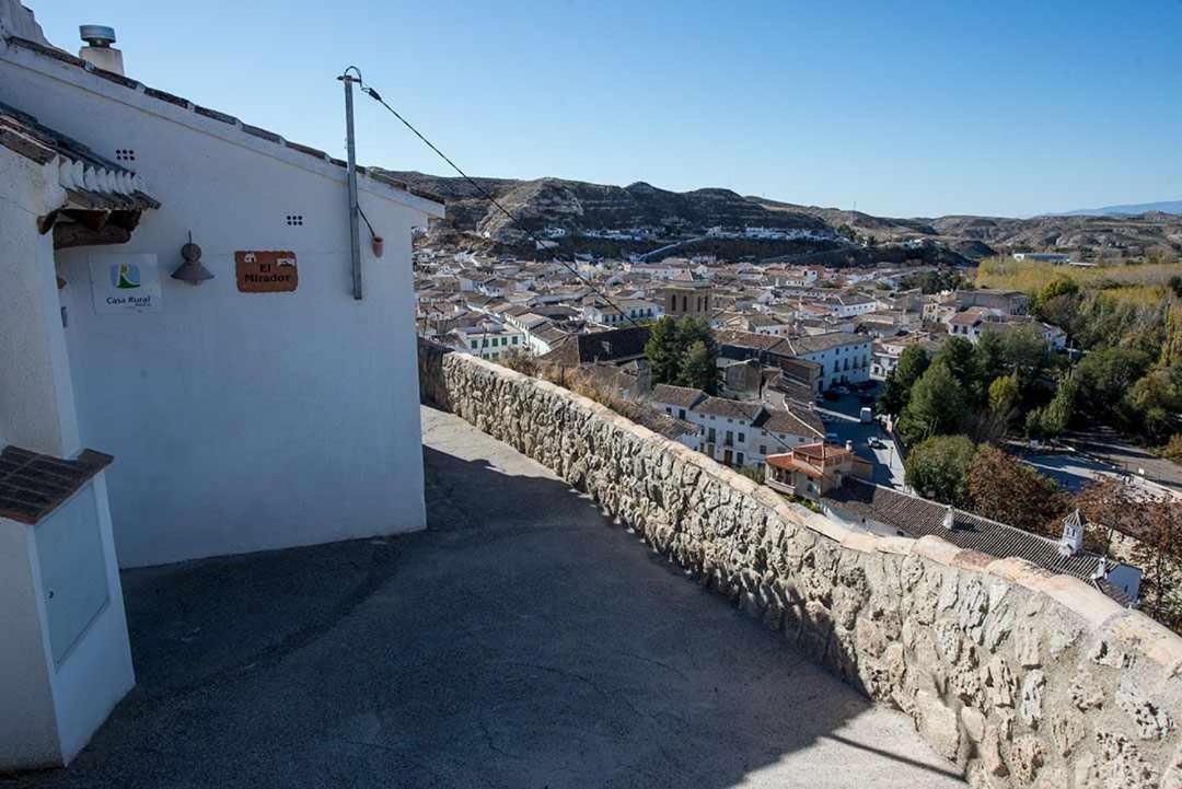 Hostal Casas Cueva el Mirador de Galera Exterior foto